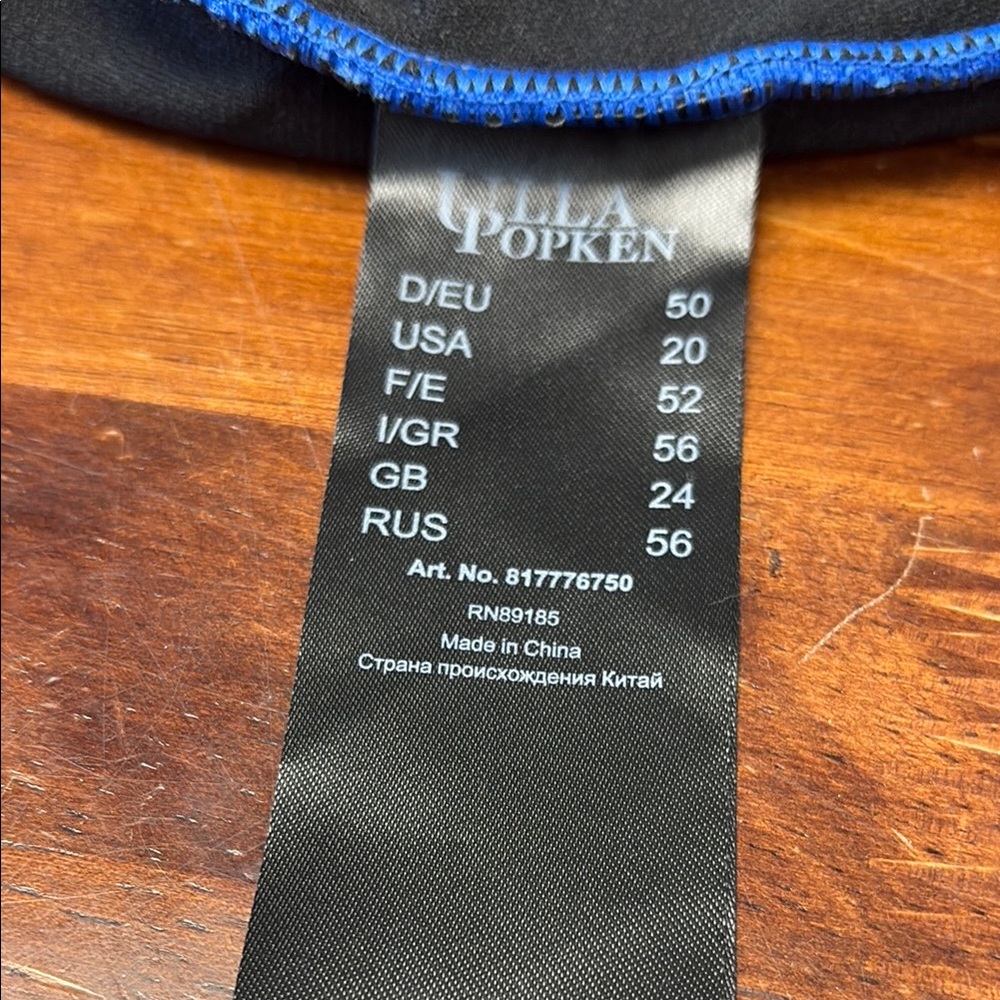 Ulla Popken Blue swimsuit - Picture 2 of 4